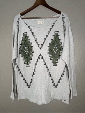 Ralph Lauren Denim & Supply Aztec Pullover waffle long sleeve